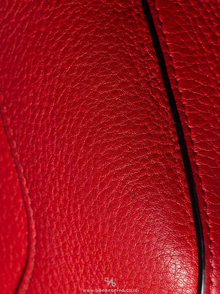 PRADA 1BC052 Vitello Daino Shoulder Bag Rosso
