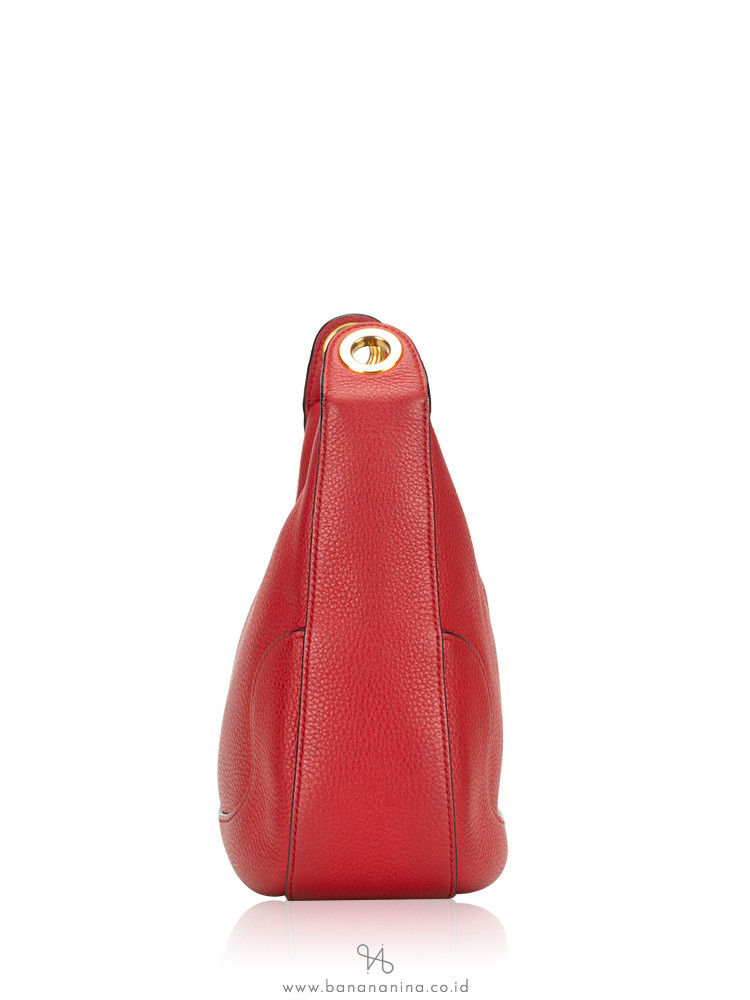 PRADA 1BC052 Vitello Daino Shoulder Bag Rosso