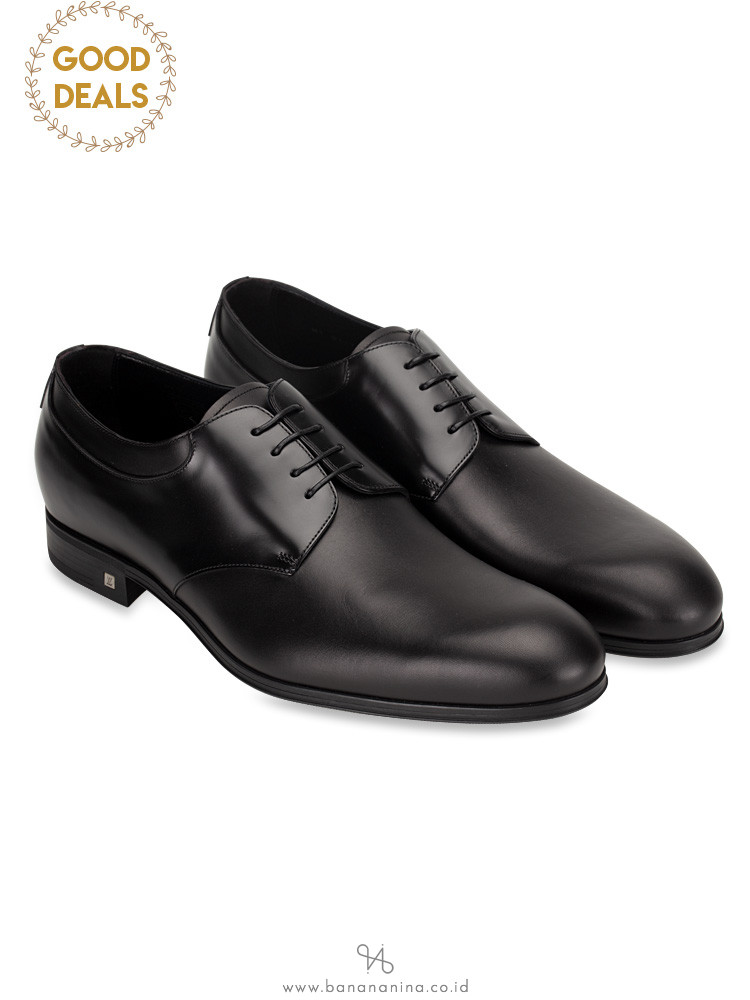 LOUIS VUITTON Men Cambronne Derby Black Sz 8