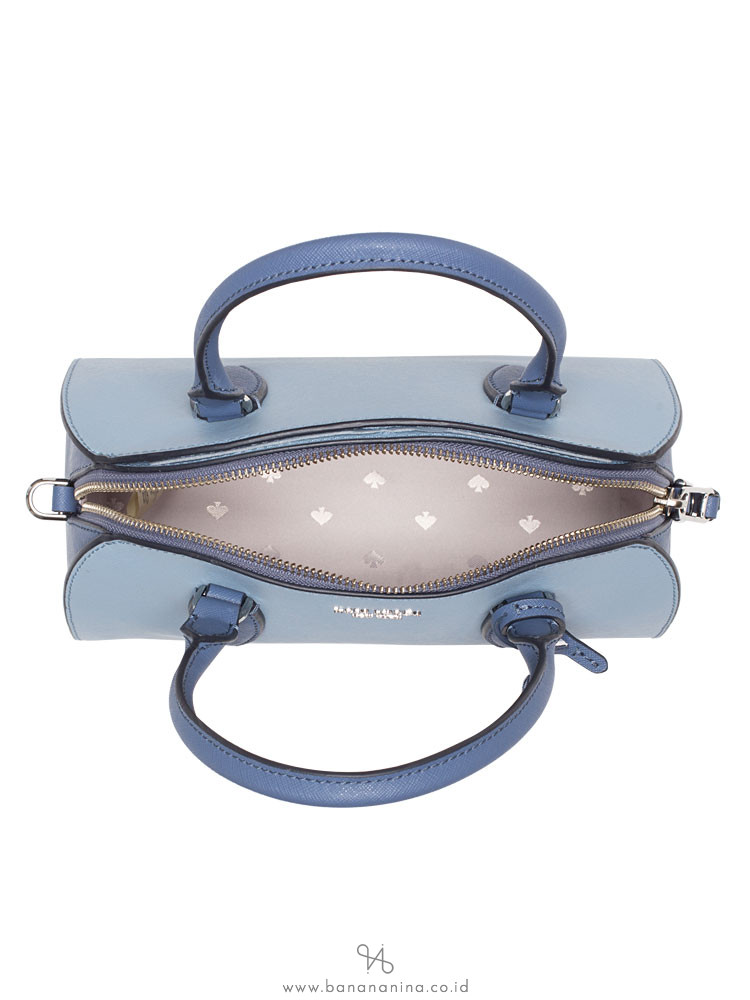 KATE SPADE Reiley Medium Dome Satchel Blue Dawn Cyan blue