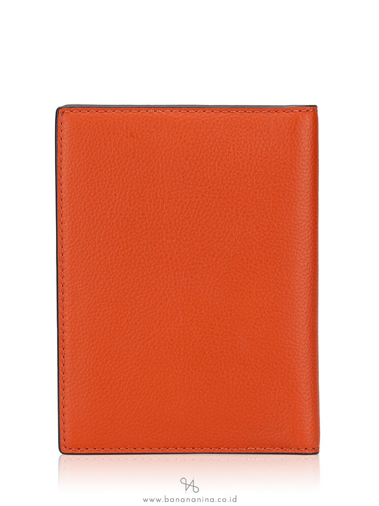 COACH Men 93604 Leather Passport Case Russet