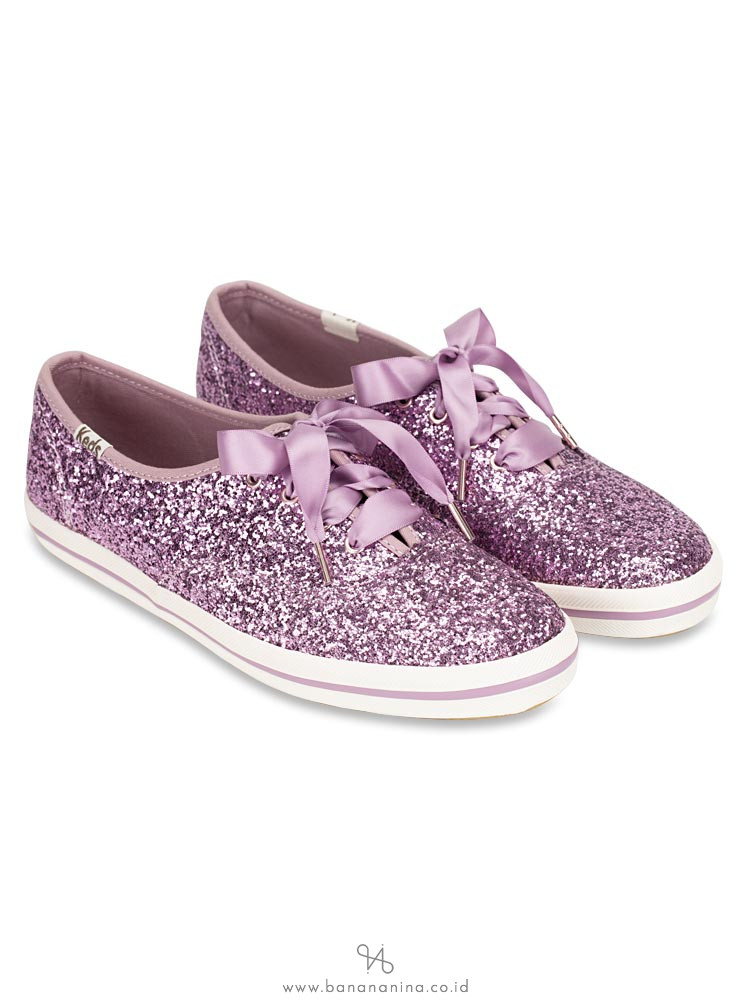 KEDS X Kate Spade Champion Glitter Grape Sz 7