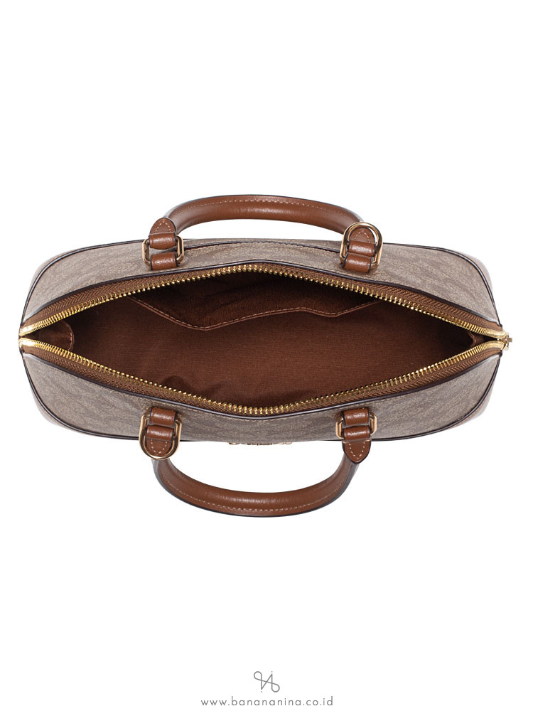 COACH 27583 Signature Mini Sierra Khaki Saddle