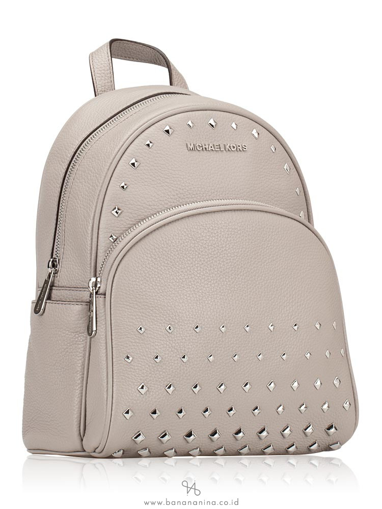 michael kors grey bag with studs