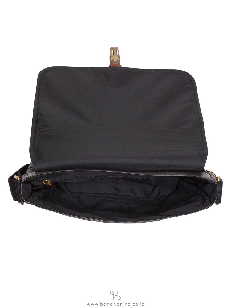 FOSSIL Men SBG1212001 Evan Commuter Bag Black
