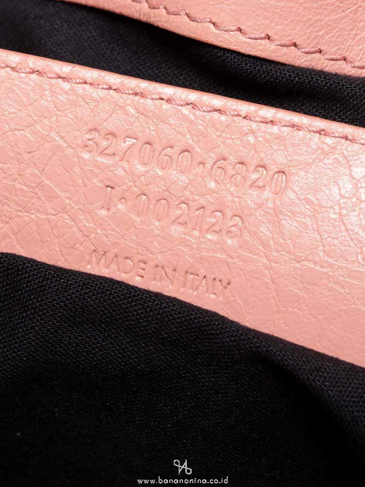 BALENCIAGA Giant 12 Silver Bowling Bag Rose Bonbon