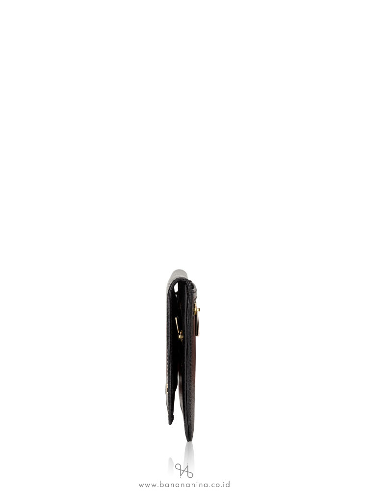 FURLA Saffiano Large Bifold Clutch Black