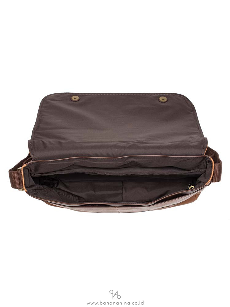 FOSSIL SBG1244216 Trey Leather Messenger Saddle