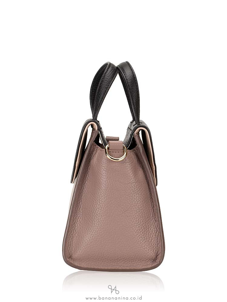 KATE SPADE Cobble Hill Small Adrien Rose Cloud Black Porcini