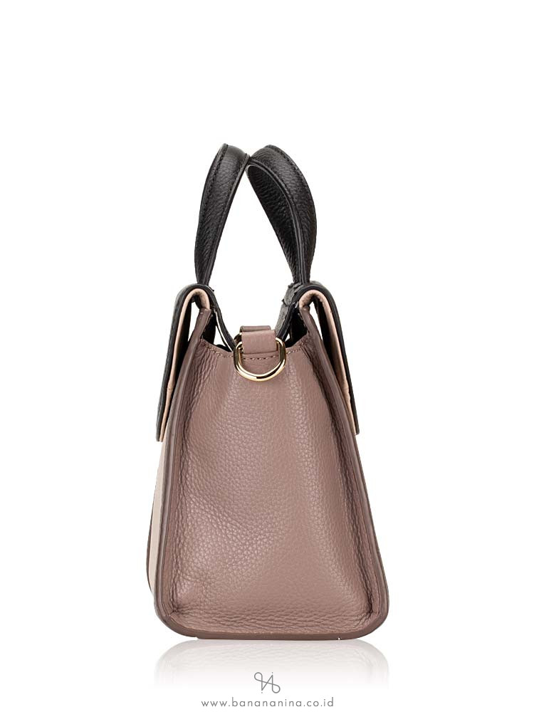 KATE SPADE Cobble Hill Small Adrien Rose Cloud Black Porcini