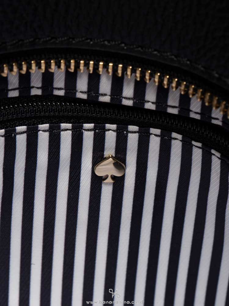 KATE SPADE Cobble Hill Small Adrien Rose Cloud Black Porcini