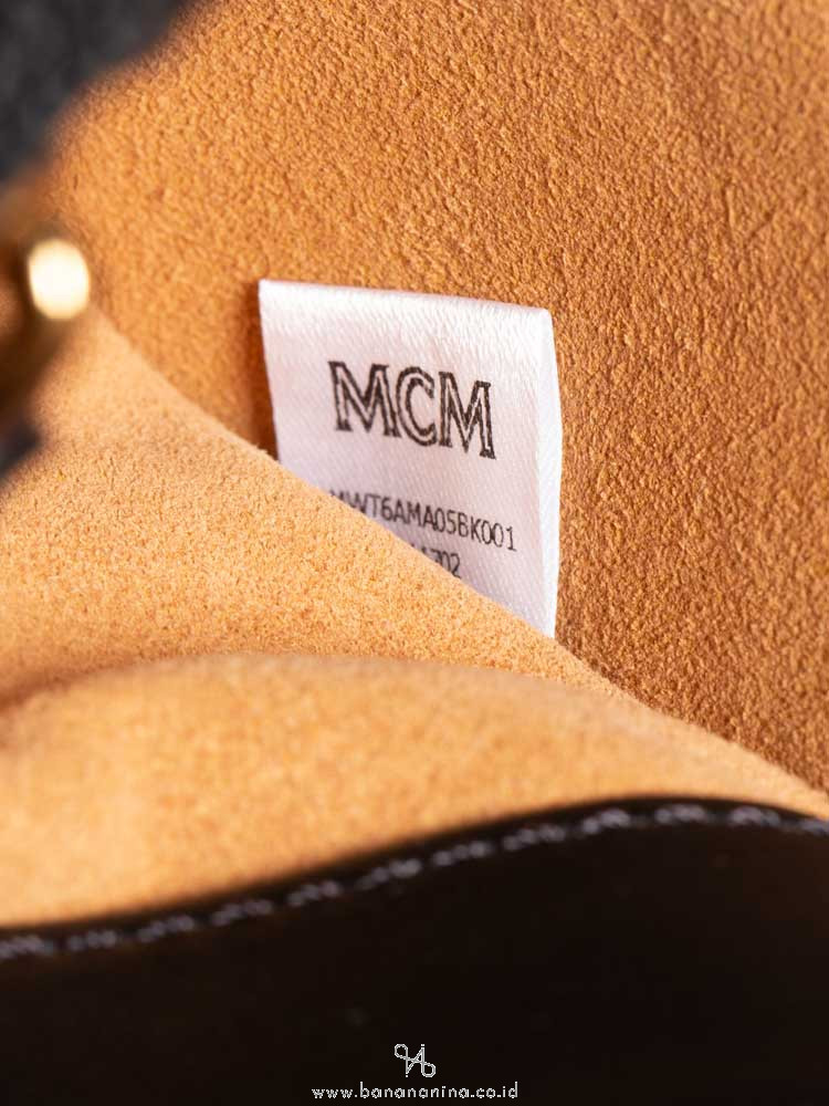 MCM Milla Mini Leather Satchel Black