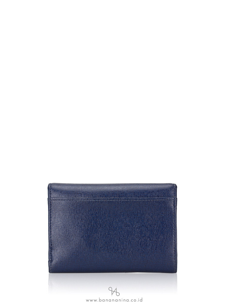 FURLA Babylon Medium Trifold Wallet Navy
