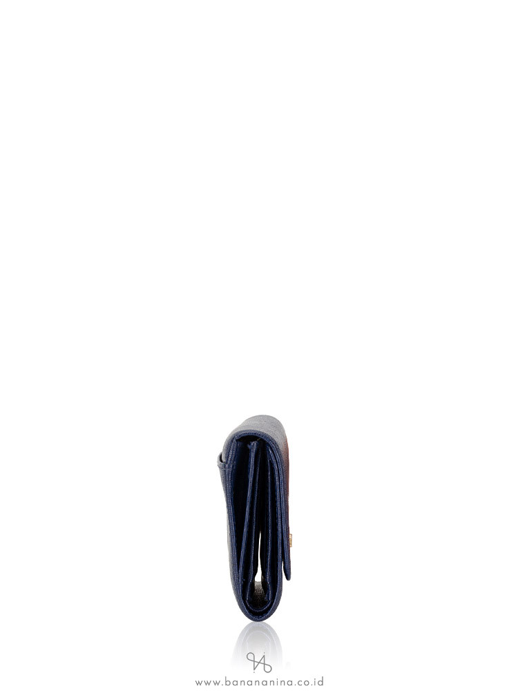 FURLA Babylon Medium Trifold Wallet Navy