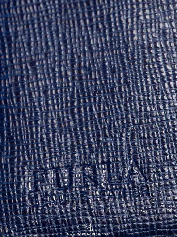 FURLA Babylon Medium Trifold Wallet Navy