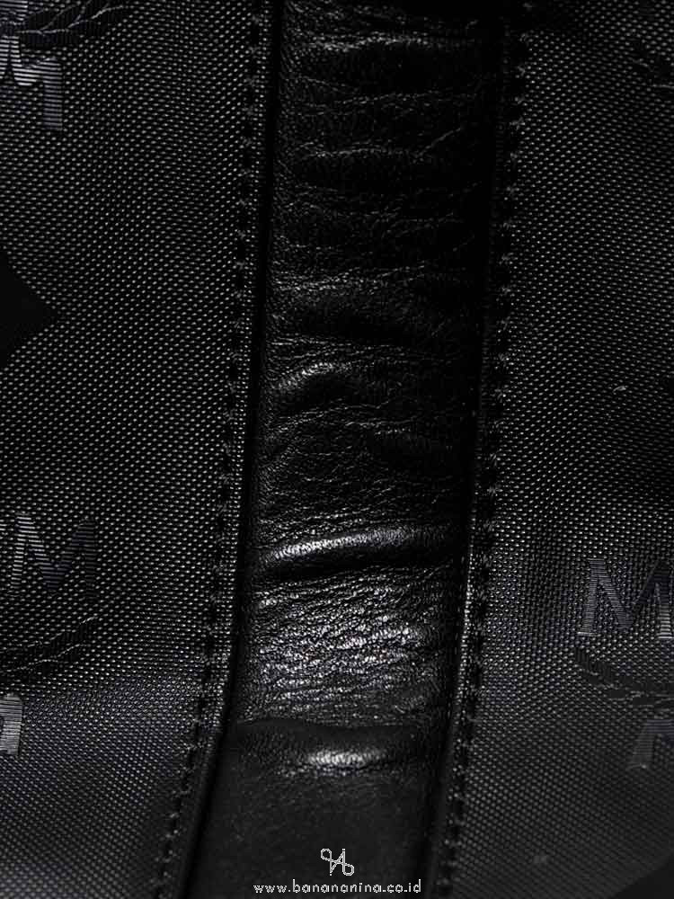 MCM Vintage Monogram Backpack Black