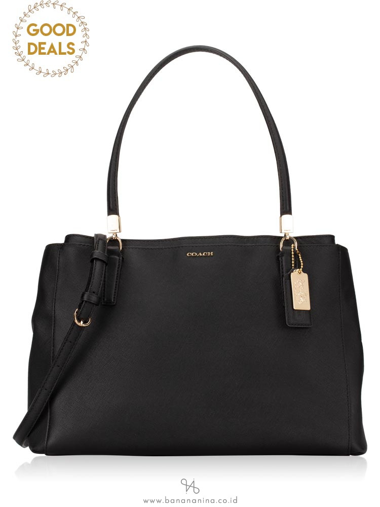 COACH 29422 Madison Saffiano Large Christie Carryall Black
