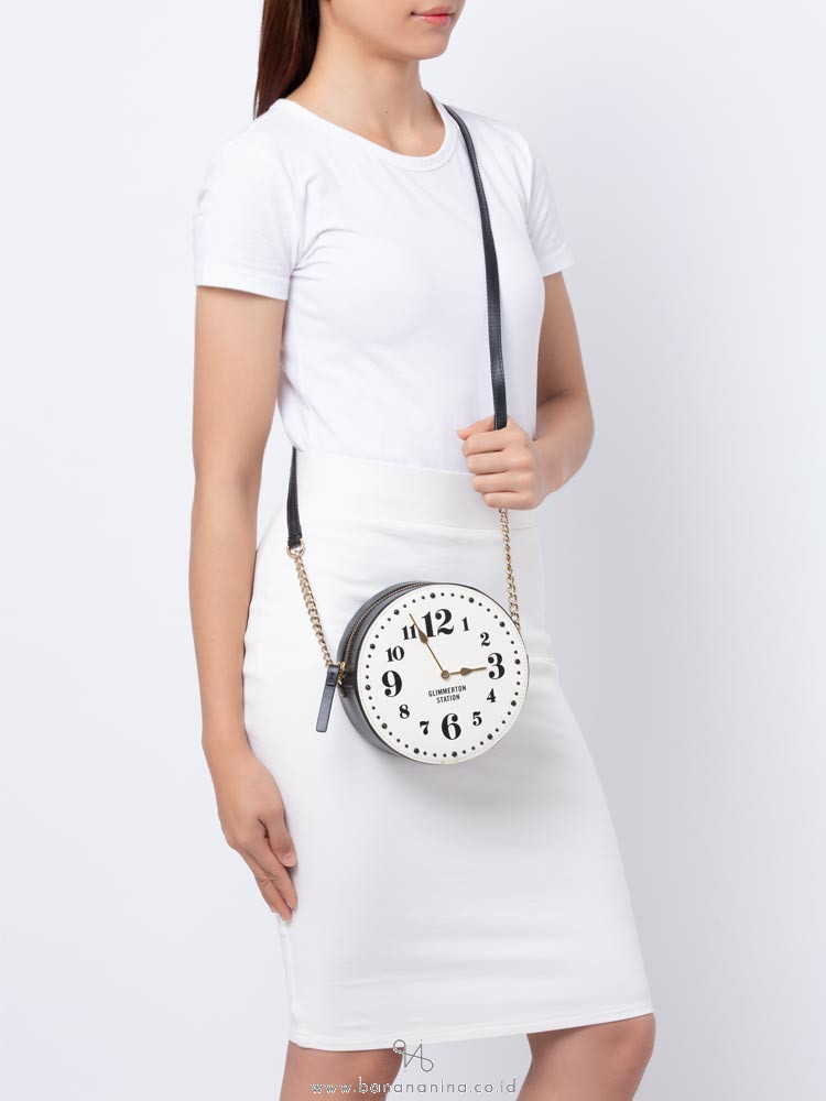 KATE SPADE New Street Micha Clock Black White