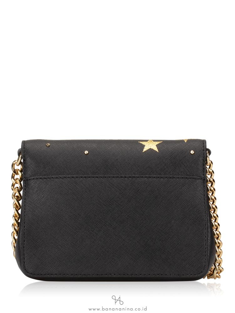 MICHAEL KORS Tina Small Clutch Illustrations Black