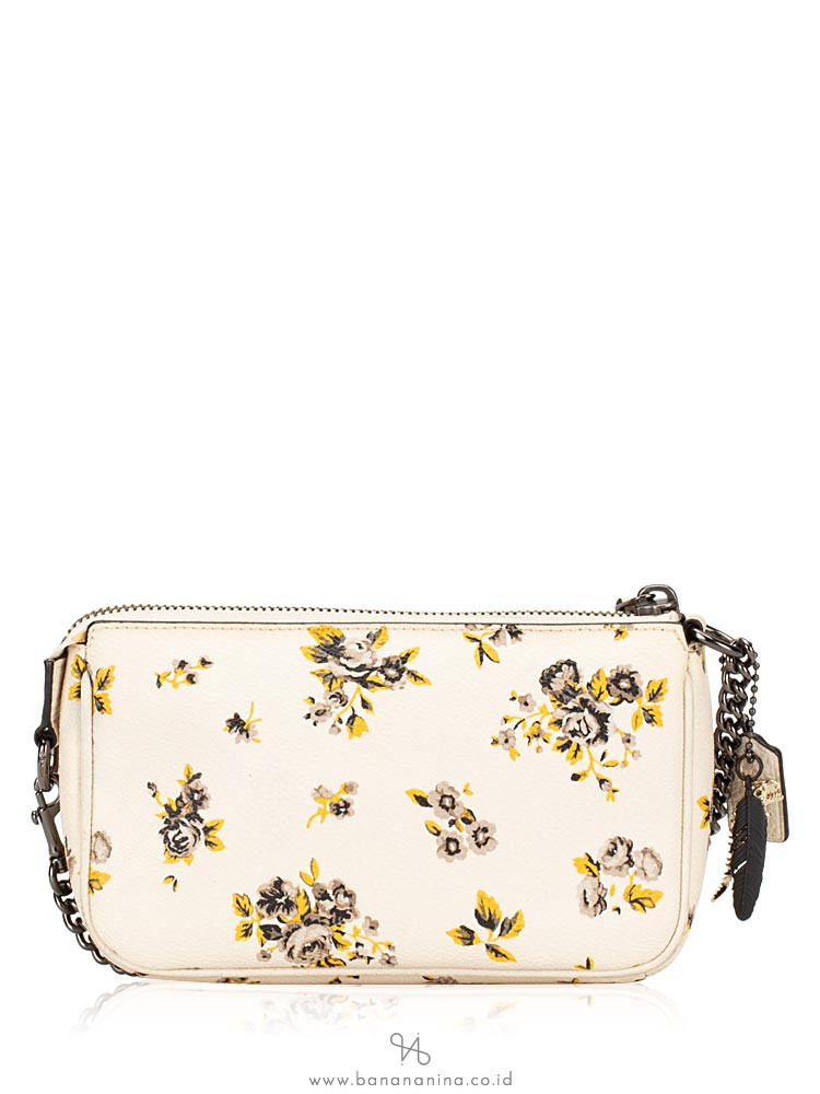 COACH 59745 Nolita 19 Prairie Print Wristlet Chalk