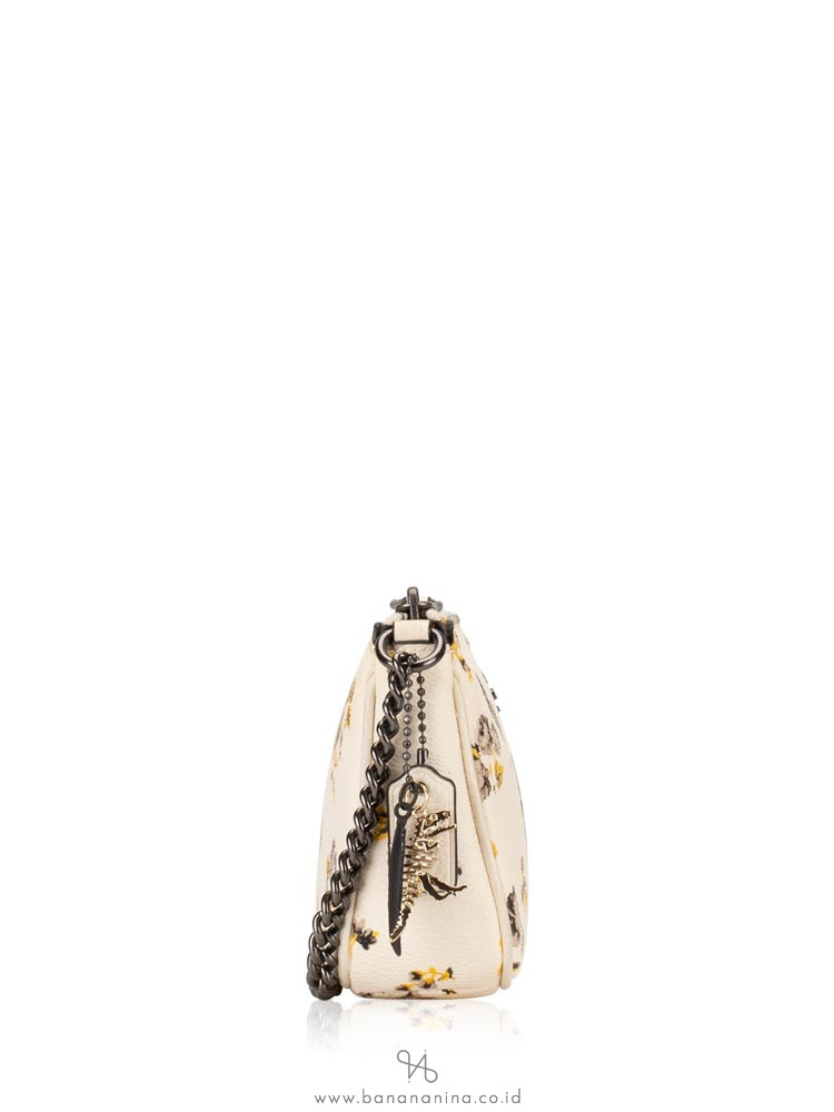 COACH 59745 Nolita 19 Prairie Print Wristlet Chalk