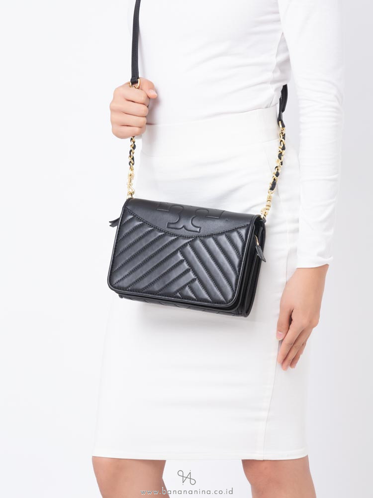TORY BURCH Alexa Combo Crossbody Black