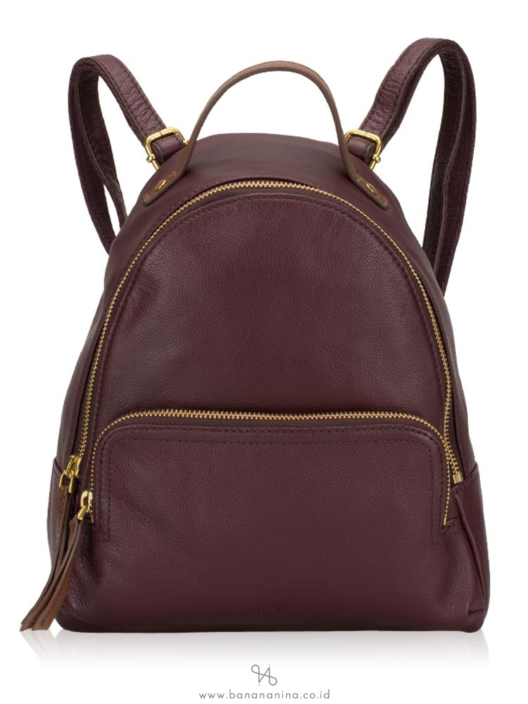 FOSSIL SHB2101503 Felicity Leather Backpack Fig