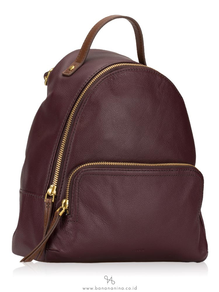 FOSSIL SHB2101503 Felicity Leather Backpack Fig