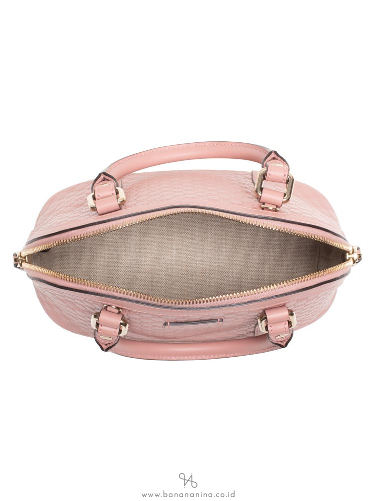 GUCCI Micro Guccissima Mini Dome Satchel Pink