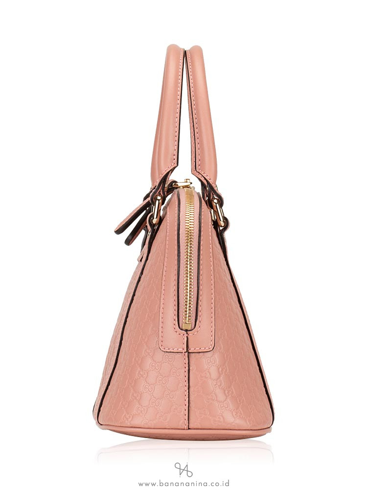 GUCCI Micro Guccissima Mini Dome Satchel Pink