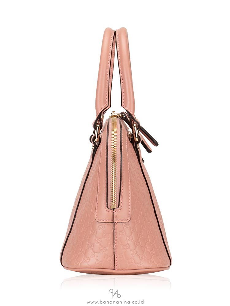 GUCCI Micro Guccissima Mini Dome Satchel Pink