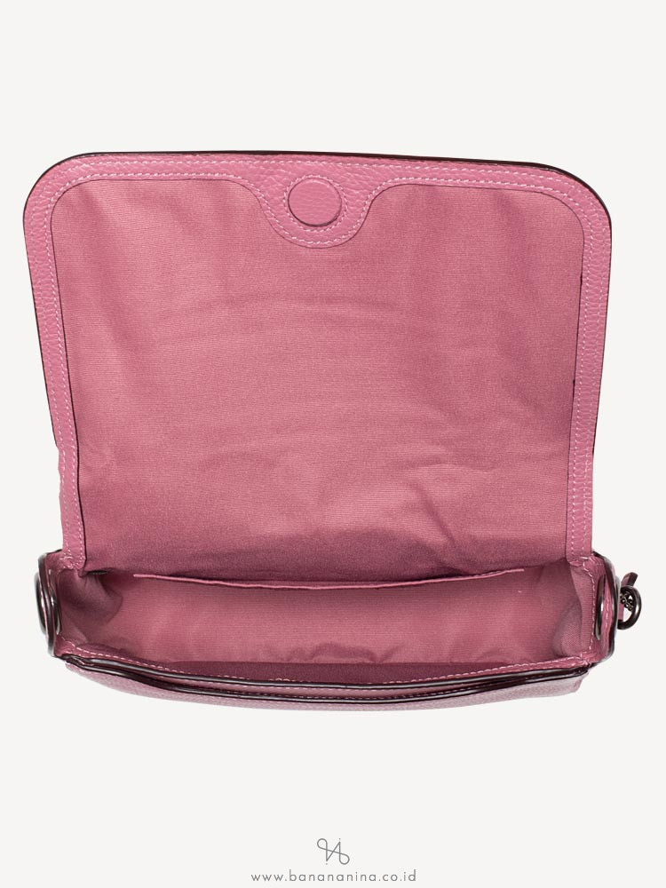 COACH 76698 Jess Leather Small Messenger Pink Rose