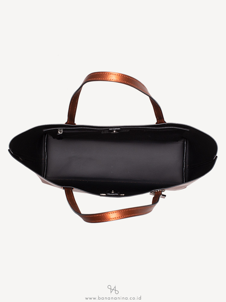metallic avenue tote coach