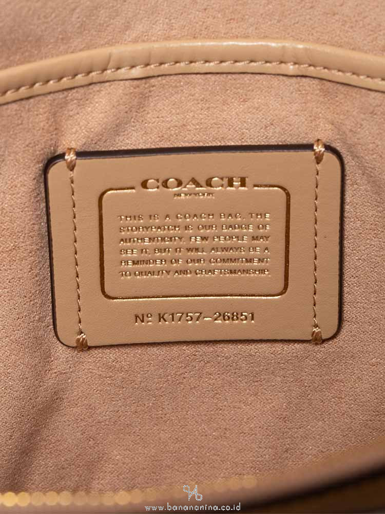 COACH 26851 Colorblock Leather Parker Shoulder Bag Peony Multi