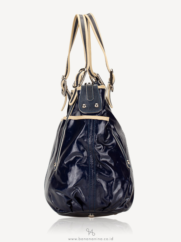 TOD'S G-Line Coated Canvas Dark Blue