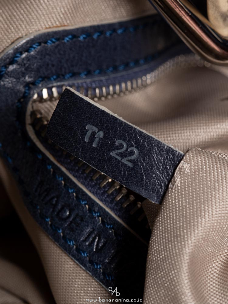 TOD'S G-Line Coated Canvas Dark Blue