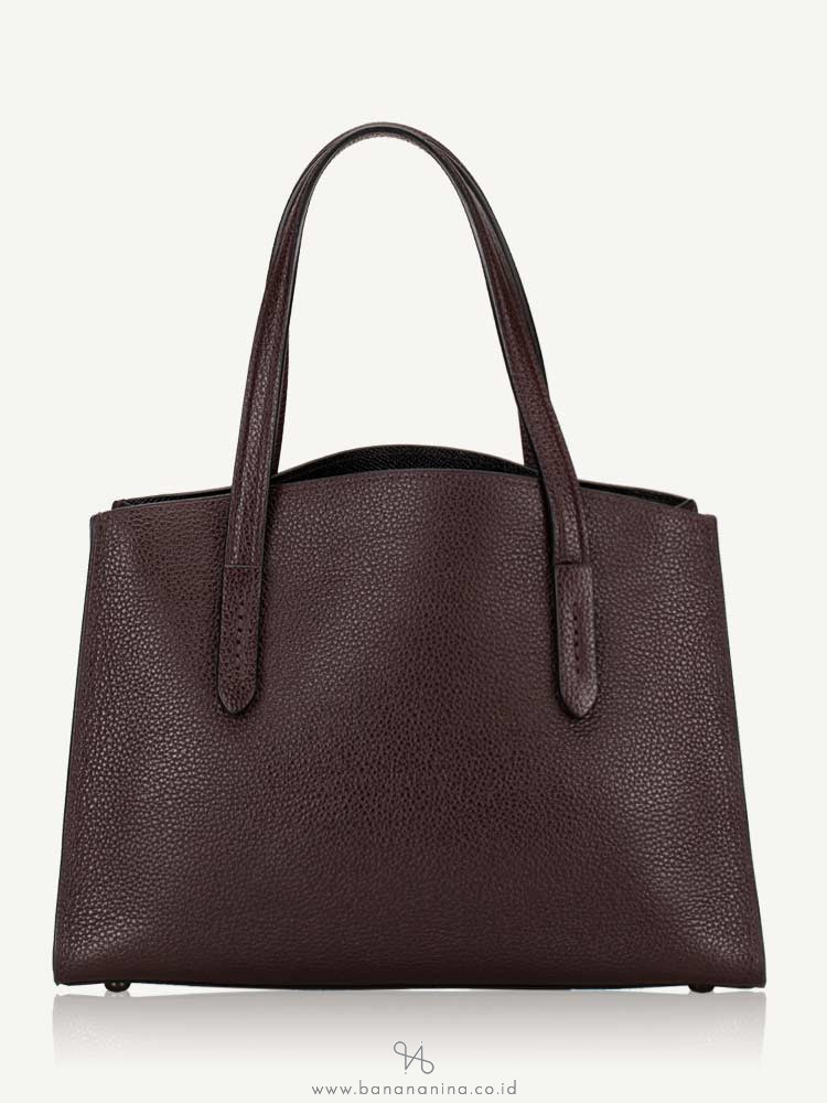 COACH 29529 Pebble Leather Charlie Carryall Brown