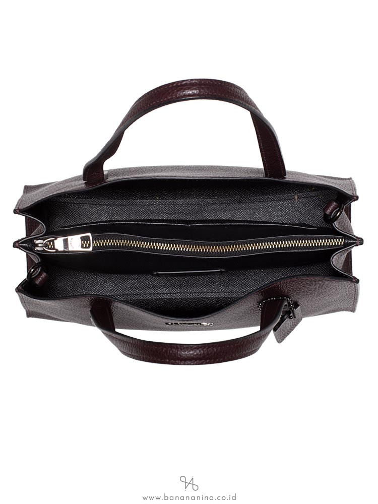 COACH 29529 Pebble Leather Charlie Carryall Brown