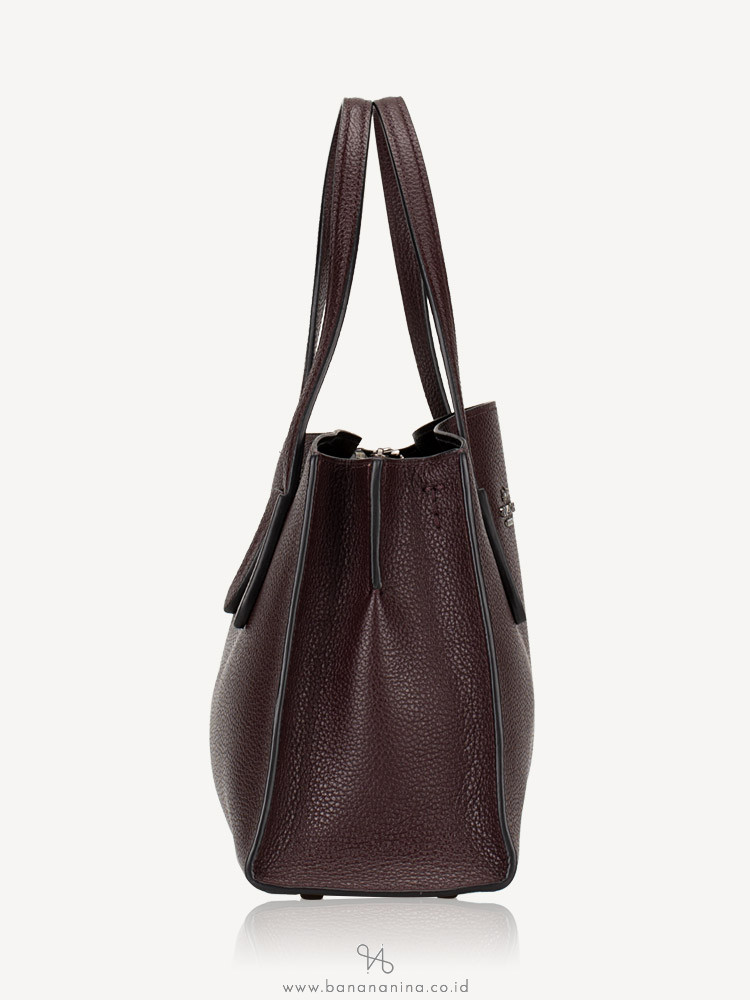 COACH 29529 Pebble Leather Charlie Carryall Brown