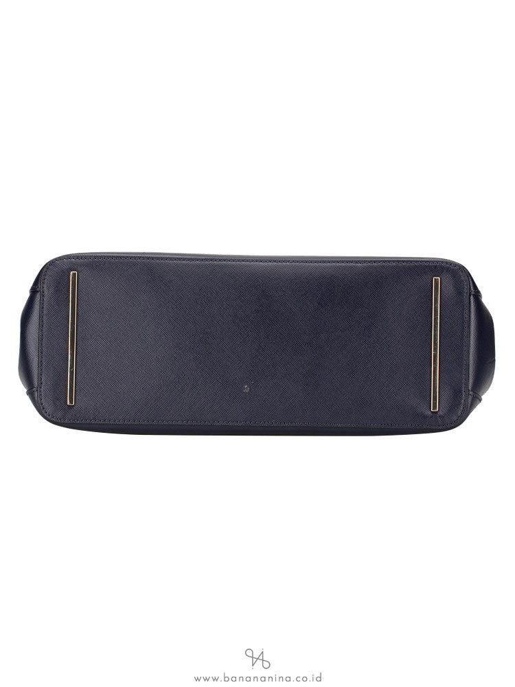 TORY BURCH Robinson Double Zip Tote Navy