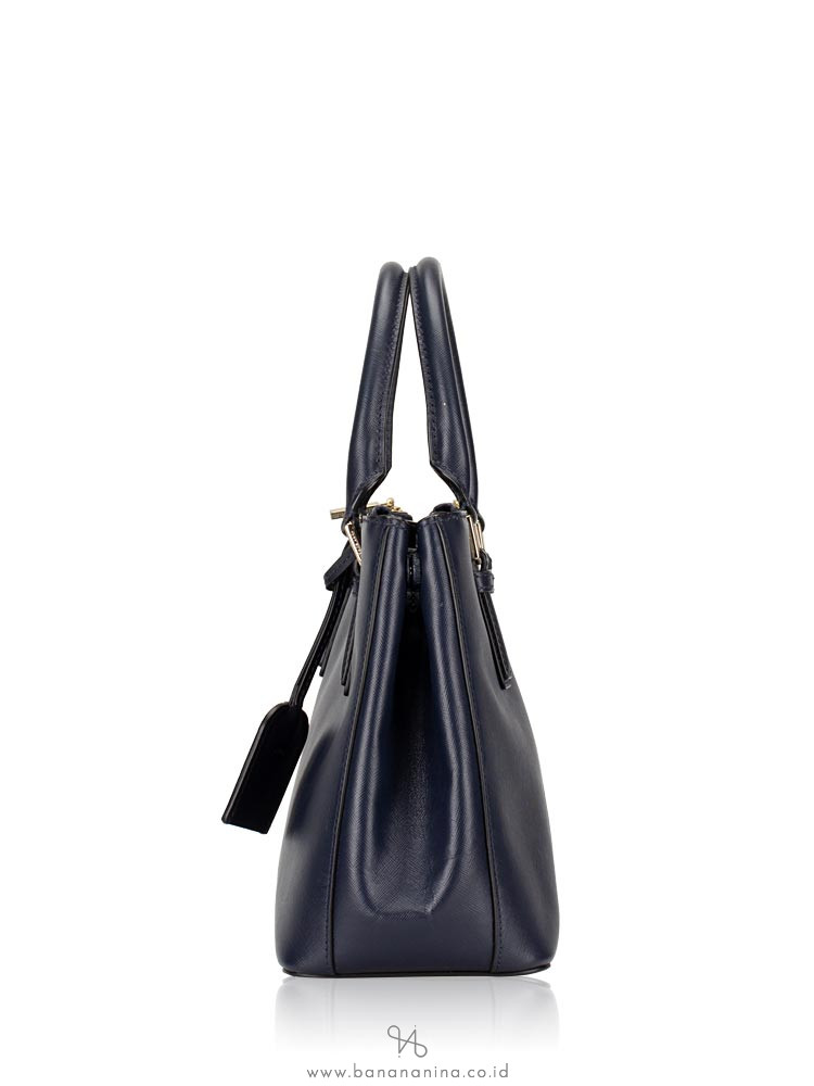 TORY BURCH Robinson Double Zip Tote Navy