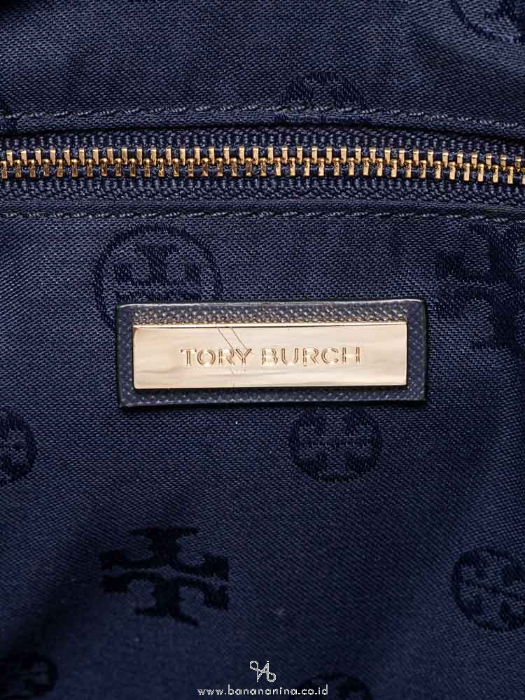 TORY BURCH Robinson Double Zip Tote Navy