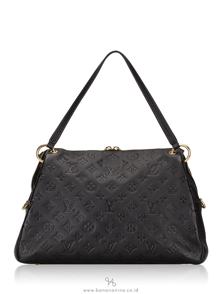 LOUIS VUITTON Monogram Empreinte Ponthieu PM Black