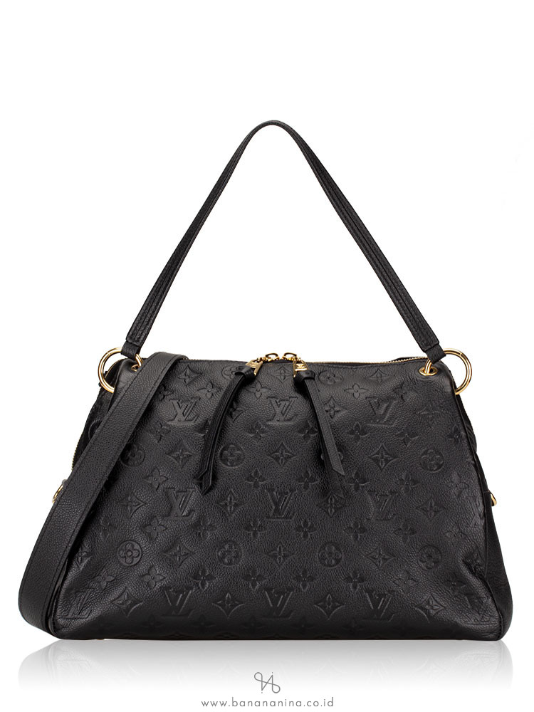 LOUIS VUITTON Monogram Empreinte Ponthieu PM Black