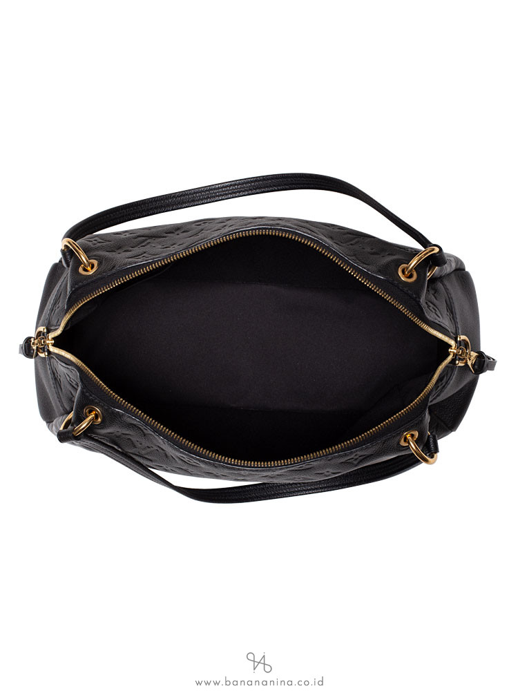 LOUIS VUITTON Monogram Empreinte Ponthieu PM Black