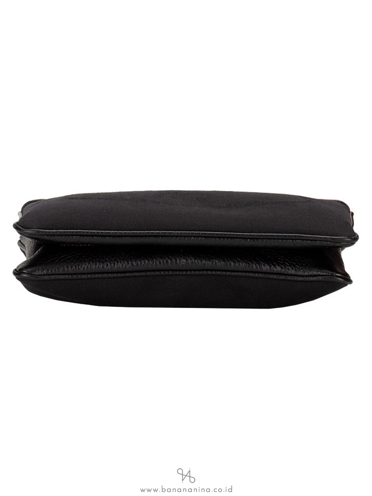 PRADA 1BH046 Logo Jacquard Crossbody Nero Black