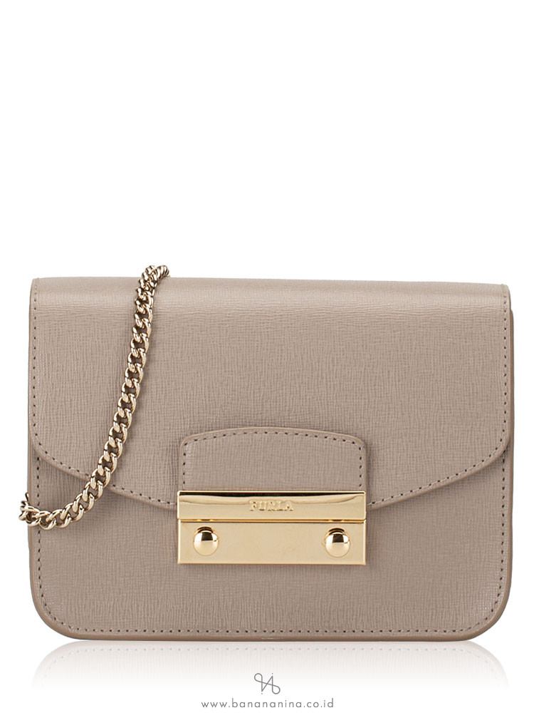 FURLA Julia Mini Crossbody Sabbia
