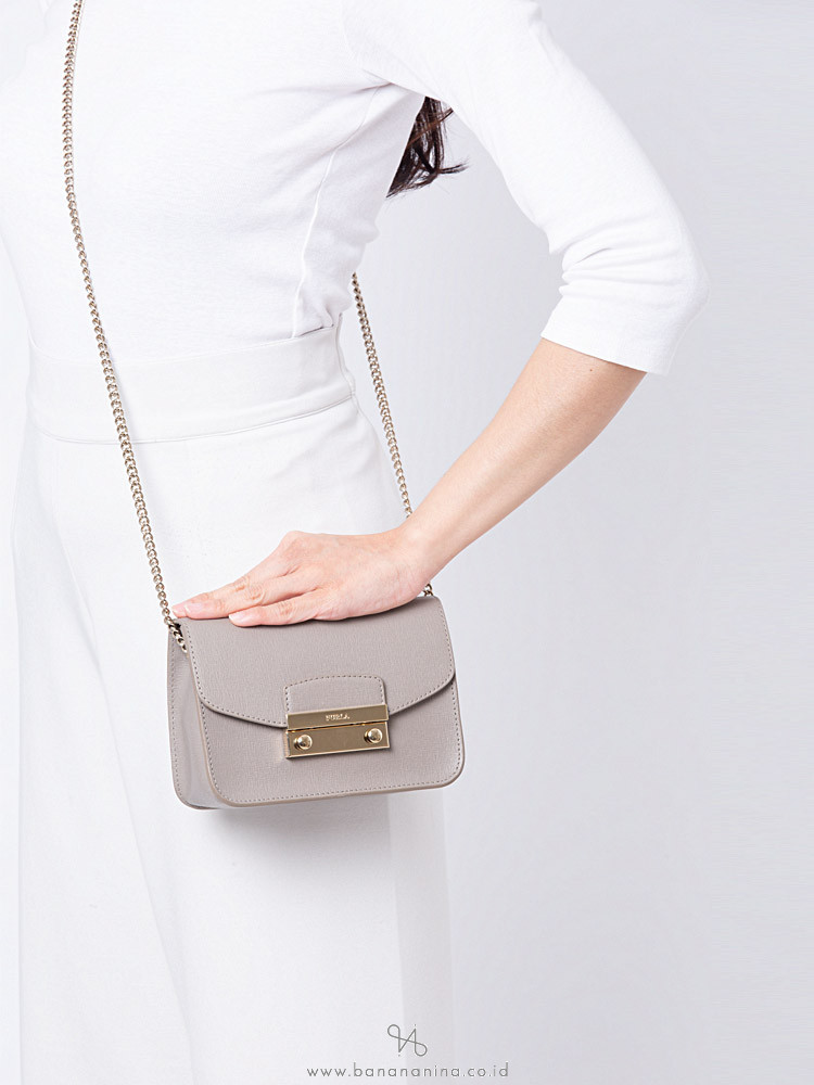FURLA Julia Mini Crossbody Sabbia