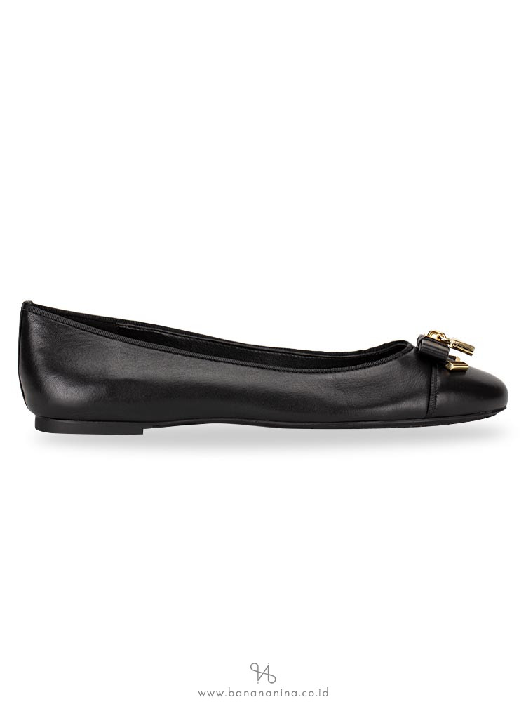 MICHAEL KORS Alice Suede Ballet Flat Black Sz 8.5
