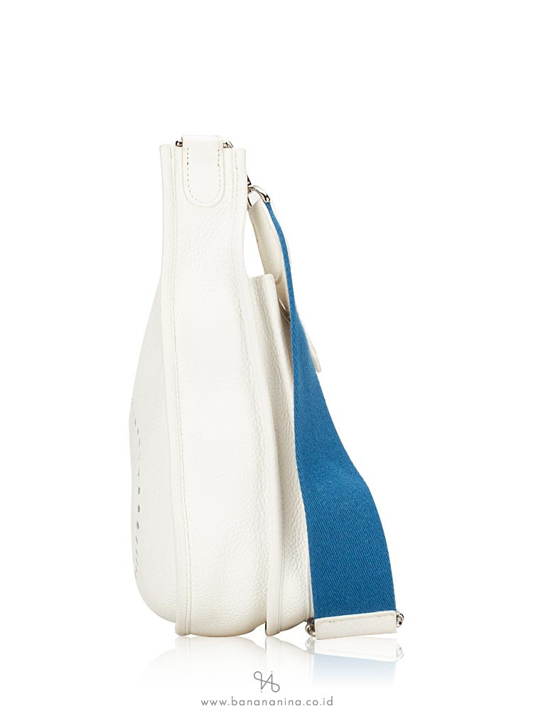 HERMES Taurillon Clemence Amazone Evelyne III White